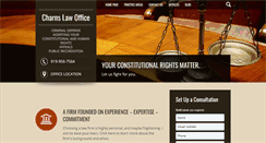 Desktop Screenshot of charnslaw.com